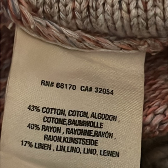 Anthropologie Moth Anita Swing Linen Blend Sweater Size XS - Picture 9 of 9